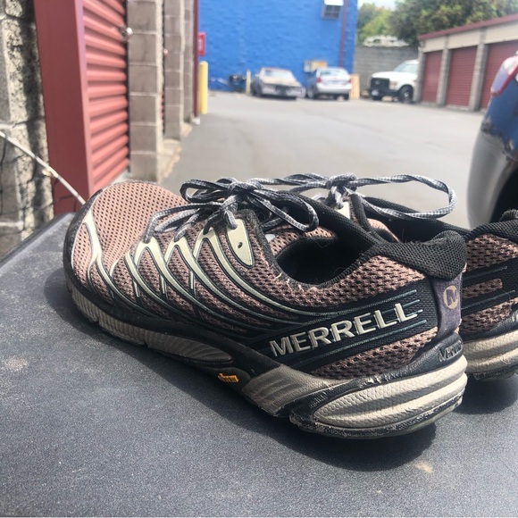 Merrell Mens Bare Access 4 Trail Running Shoes Gray J03925 Lace Up Shoes Sz 10 - Picture 8 of 12